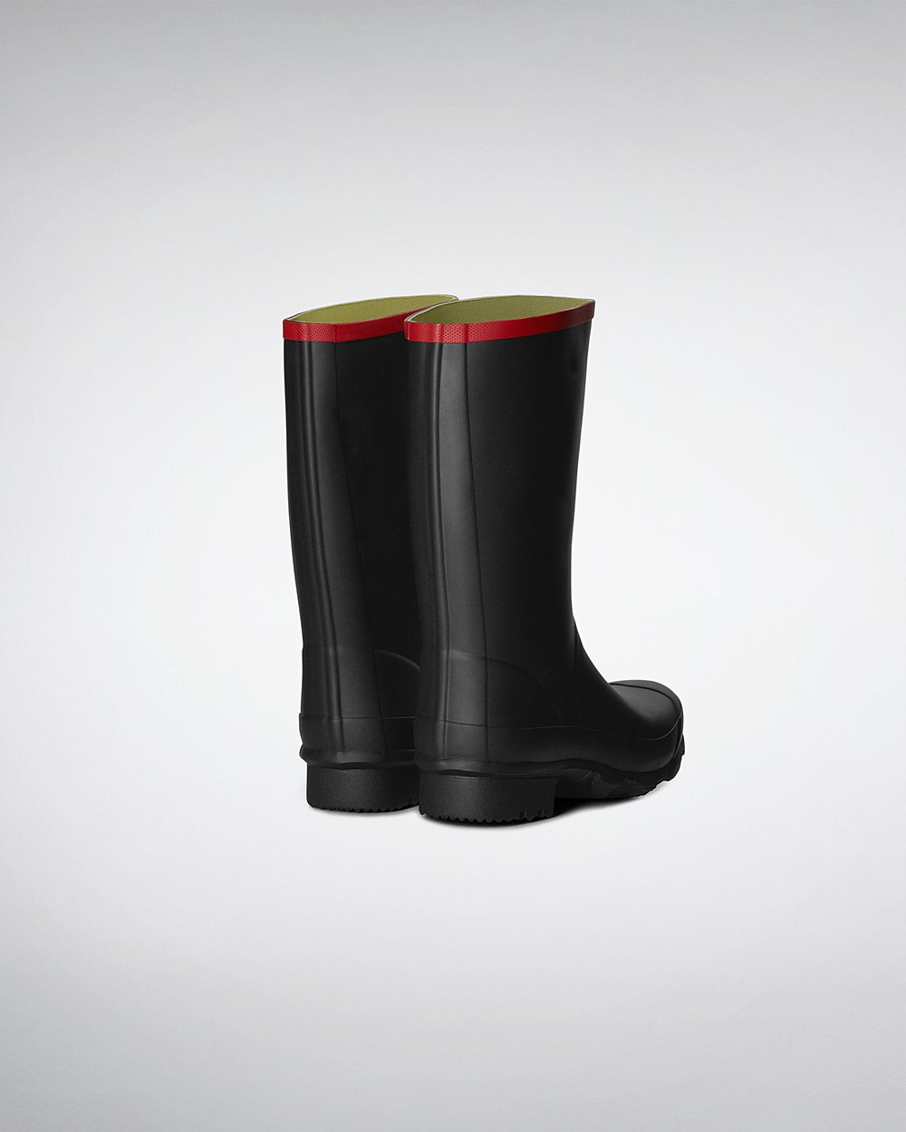 Women Hunter Argyll | Short Rain Boots Black | NZ-71658-SBAK